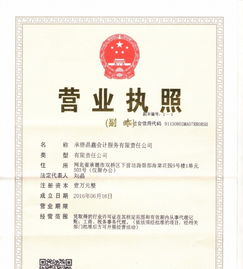 承德專業會計代理記賬與工商稅務登記代理服務詳解